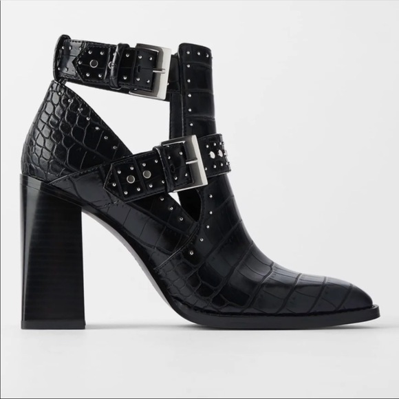 Zara animal embossed booties - Picture 3 of 3